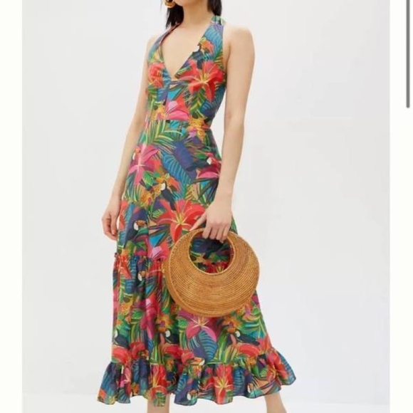 FARM Rio Dresses & Skirts - FARM Rio | NWOT | Toucan Halter Dress | Medium